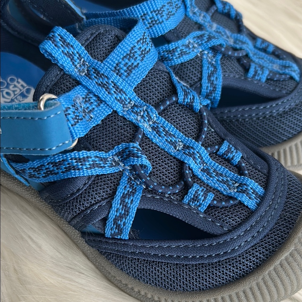 2 for $20 OshKosh B'Gosh Myla Boys Sneaker Sandal Bump toe Toddler Boys Size 10M - Picture 14 of 16